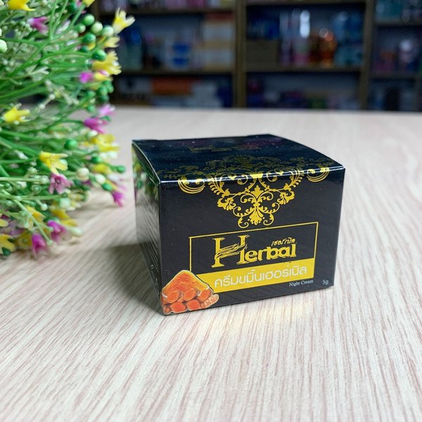 Kem Nghệ Herbal Cream Thái Lan Dưỡng Da Mặt-3