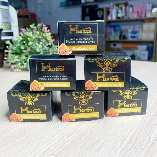 Kem Nghệ Herbal Cream Thái Lan Dưỡng Da Mặt-4