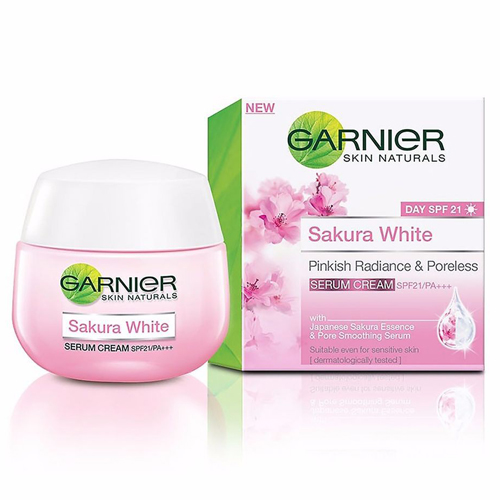 Kem Dưỡng Trắng Da Garnier Sakura White SPF21 Thái Lan 