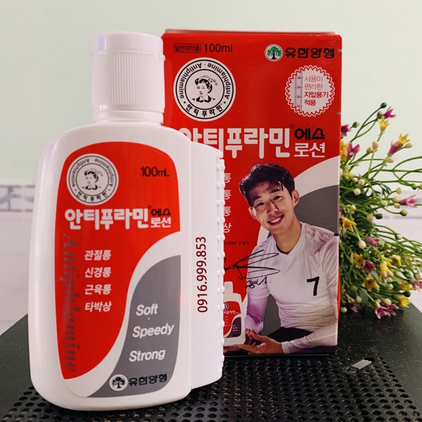 Dầu nóng Hàn Quốc Antiphlamine 100ml Chính Hãng