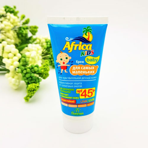 Kem Chống Nắng Africa Cho Bé SPF45 Plus Nhập Khẩu Từ Nga