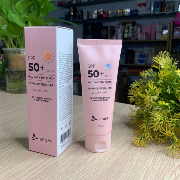 Kem Chống Nắng Ecosy Mild Daily Sun Block SPF50 Plus PA
