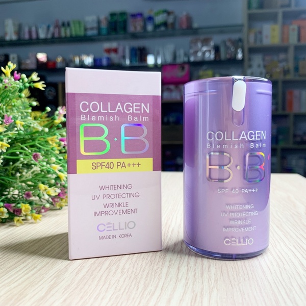 Kem Nền Cellio Collagen Blemish Balm B.B SPF40 PA