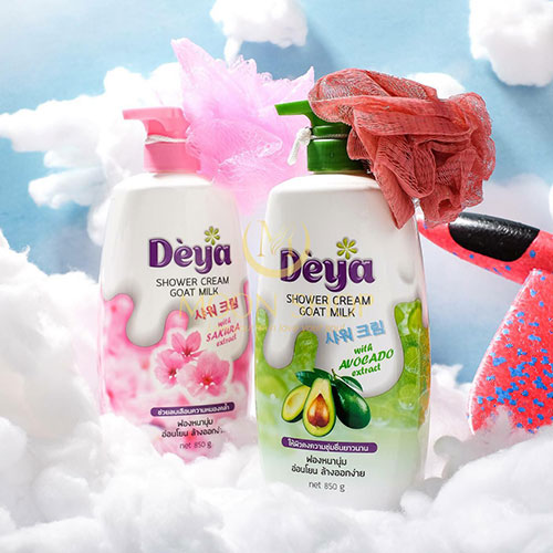 Sữa Tắm Deya Thái Lan Kèm Bông Tắm 850g