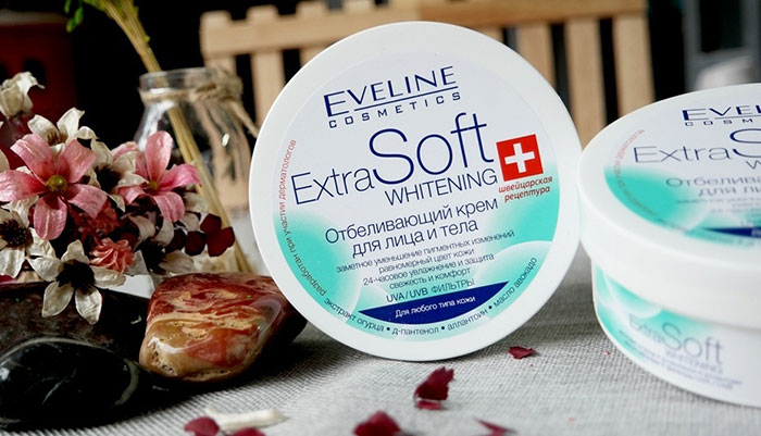 Kem Dưỡng Trắng Da Mặt Và Body Chiết Xuất Thiên Nhiên Eveline Extra Soft Whitening Dưỡng Da Mặt-1