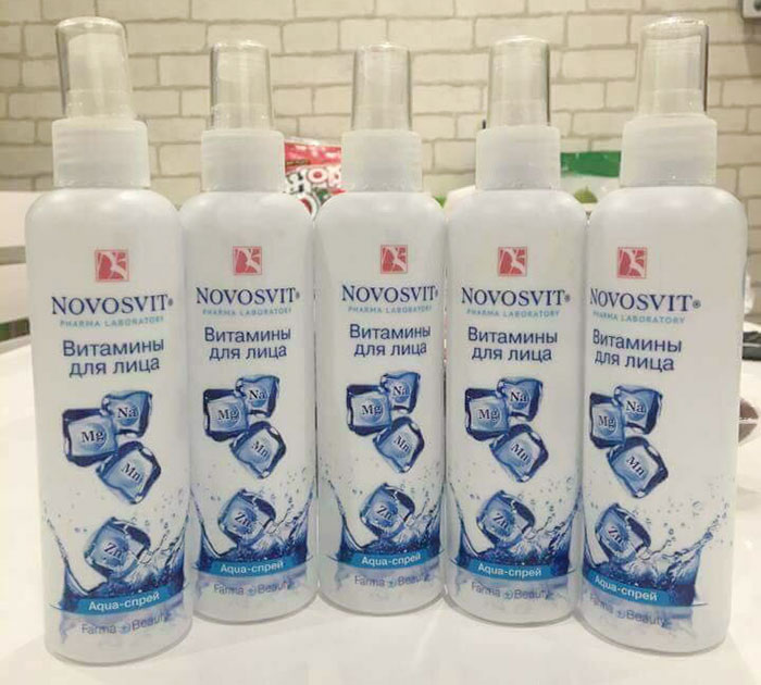Xịt Khoáng Bổ Sung Vitamin Novosvit Chính Hãng Nga Dưỡng Da Mặt-1
