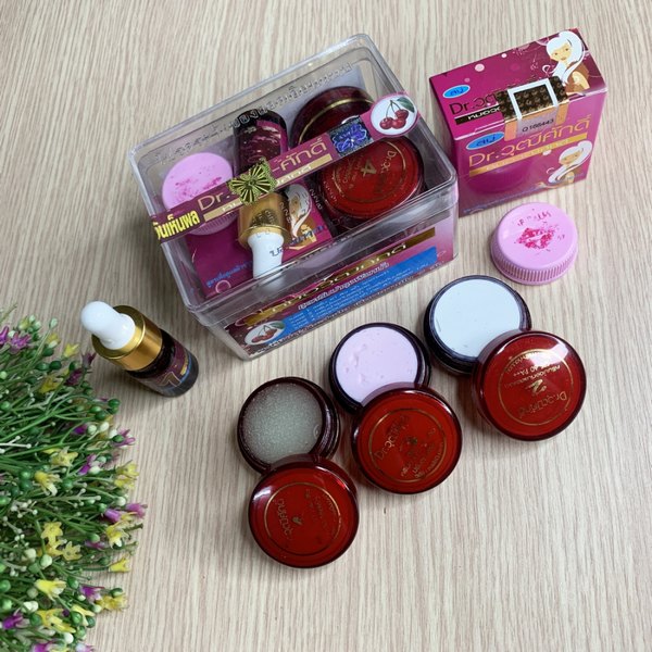 Combo Đặc Trị Nám Và Sạm Da Yanhee Thái Lan - Màu đỏ Dưỡng Da Mặt-3