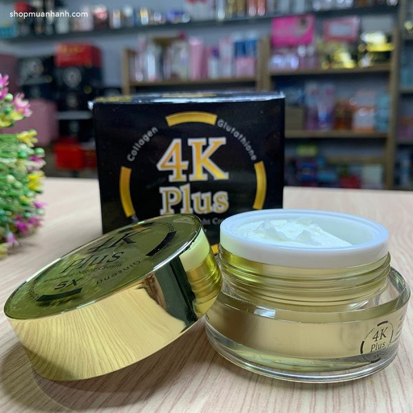 Kem Dưỡng Trắng Da ban đêm 4K Plus Nhân Sâm Whitening Night Cream Dưỡng Da Mặt-3