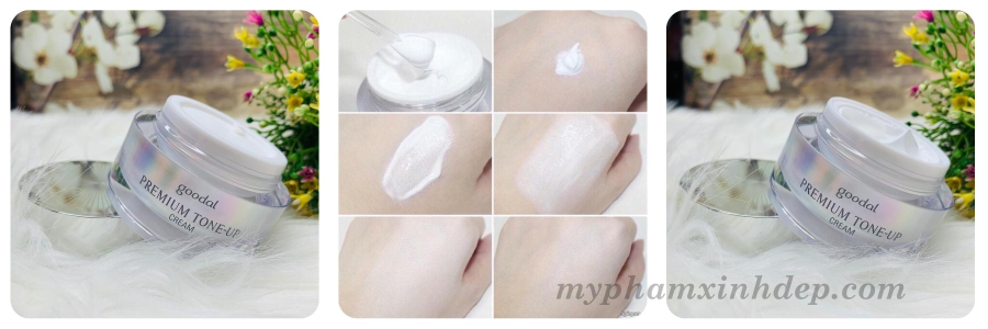 Kem Dưỡng Trắng Da Cao Cấp Ốc Sên Goodal Premium Snail Tone Up Cream Hàn Quốc Dưỡng Da Mặt-1