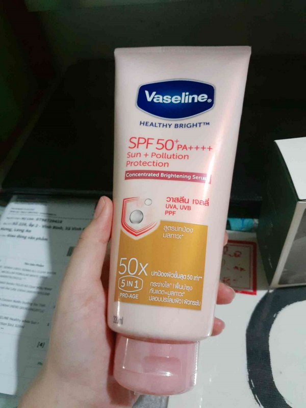 Sữa Dưỡng Thể Vaseline 50x SPF 50 Thái Lan Dưỡng Thể-1