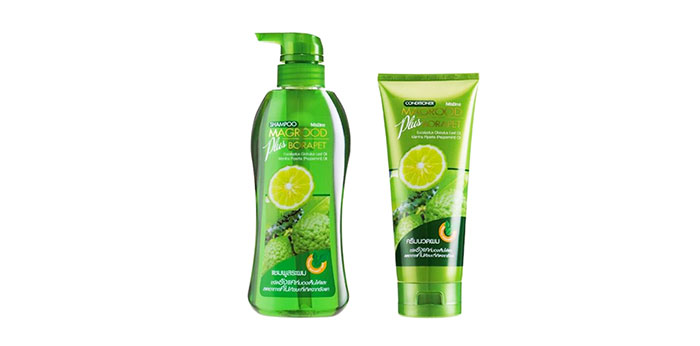 Bộ Gội Xả Chanh Trị Gàu - Ngăn Tóc Rụng Mistine Magrood Plus Borapet Thái Lan Dầu Gội Dầu Xả-1