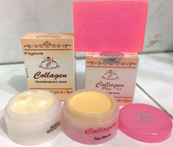 Bộ Siêu Trị Nám Tàn Nhang Collagen Plus Vit E Indonesia Dưỡng Da Mặt-1