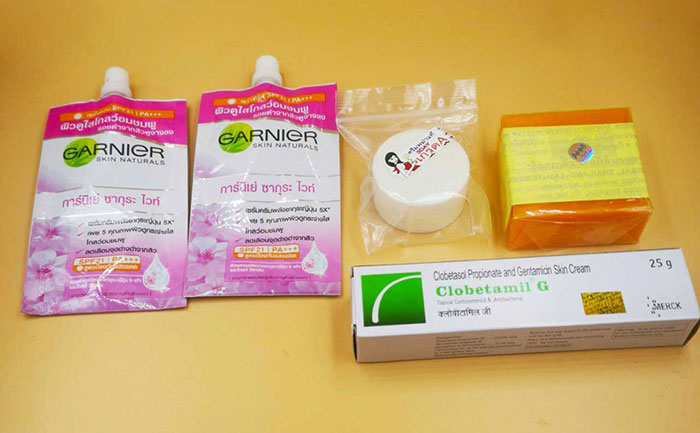 Bộ Trị Nám Tàn Nhang Clobetamil G Thái Lan Dưỡng Da Mặt-1
