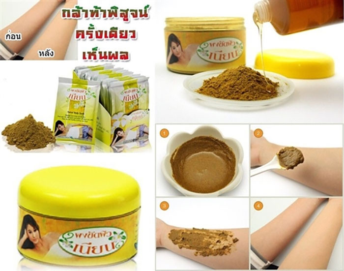 Bột Tắm Trắng Thảo Mộc Nian Yanhee Chính Hãng Thái Lan Tắm trắng-1