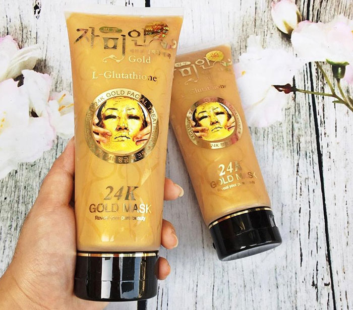 Gel Lột Mặt Nạ Vàng 24K L- Glutathione Hàn Quốc Mặt Nạ-1
