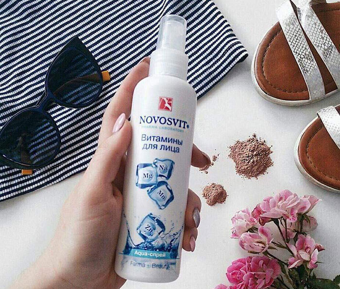 Xịt Khoáng Bổ Sung Vitamin Novosvit Chính Hãng Nga Dưỡng Da Mặt-1