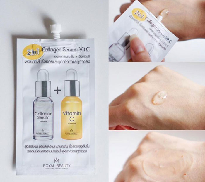 Collagen Serum Và Vitamin C 2 In 1 Thái Lan Dưỡng Da Mặt-1