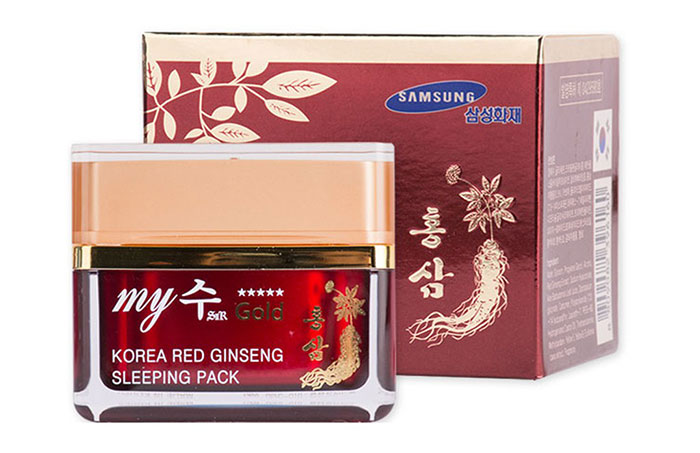 Kem Dưỡng Da Ban Đêm Hồng Sâm Korea Red Ginseng Sleeping Pack Dưỡng Da Mặt-1