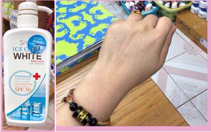 Kem Dưỡng Trắng Da Ice Cool White Body Lotion Thái Lan 700ml Dưỡng Thể-1