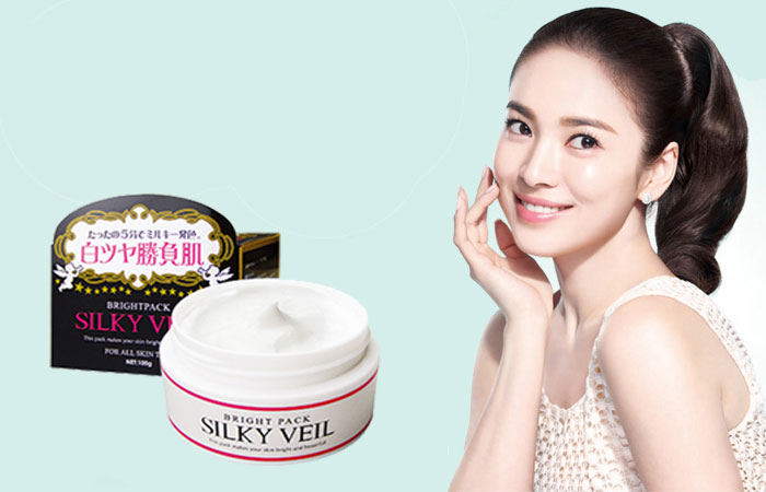 Kem Dưỡng Trắng Da Silky Veil Nhật Bản Dưỡng Thể-1