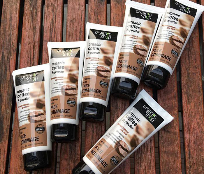 Kem Tẩy Da Chết Mặt Organic Shop Organic Coffee And Powder - Nga Tẩy Tế Bào Chết-1