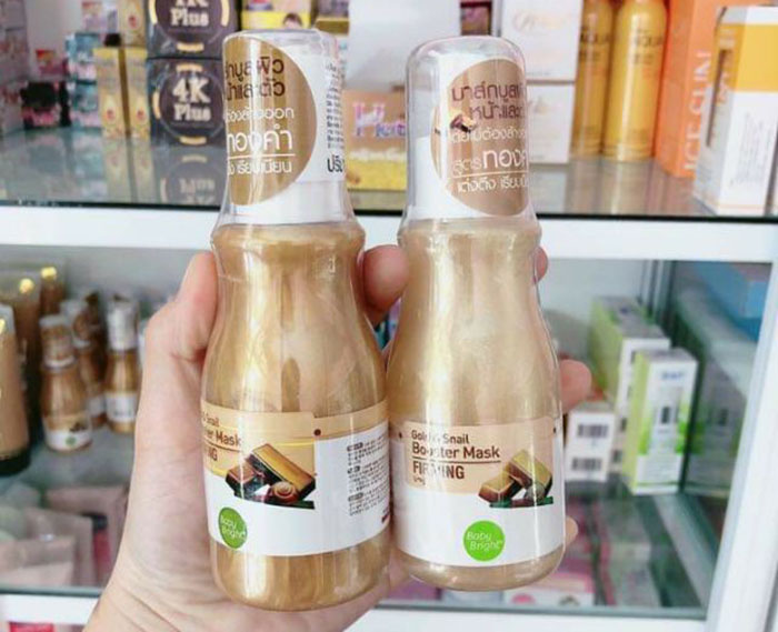Mặt Nạ Vàng Dưỡng Trắng Da Ốc Sên 24K Thái Lan Mặt Nạ-1