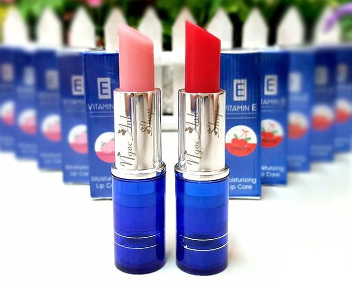Son Dưỡng Môi Aron Vitamin E Cherry Thái Lan Trang Điểm Môi-1