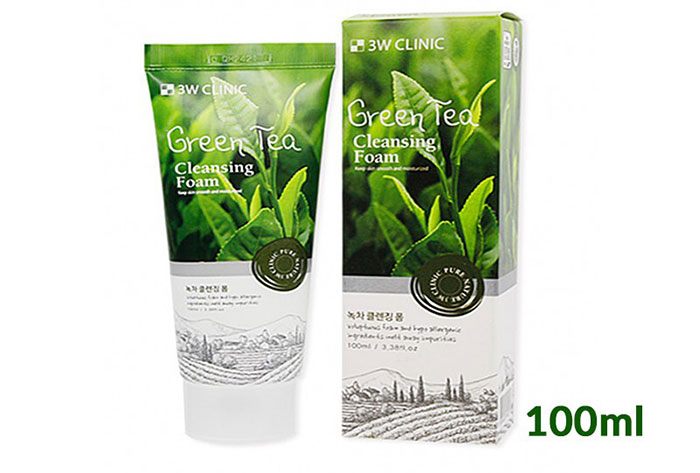 Sữa Rửa Mặt Chiết Xuất Trà Xanh 3W Clinic Green Tea Foam Sữa Rửa Mặt-1