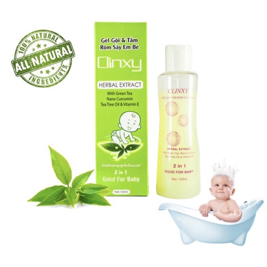 Gội tắm rôm sảy em bé Sữa Tắm-1