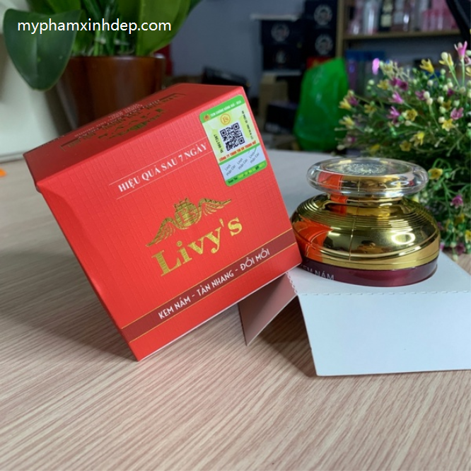 Kem Trị Nám Tàn Nhang Đồi Môi Livy Thái Lan Dưỡng Da Mặt-1
