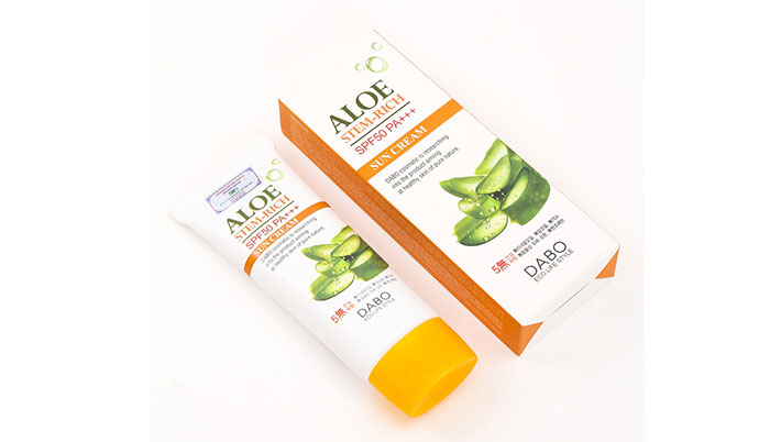 Kem Chống Nắng Chiết Xuất Lô Hội SPF50 Plus PA Dabo Chính Hãng Hàn Quốc Kem Chống Nắng-1