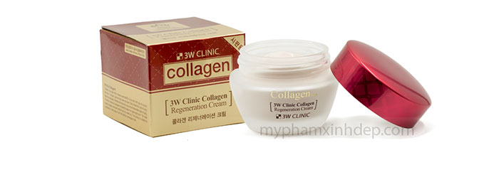 Kem Dưỡng Trắng Da Chống Lão Hóa 3W Clinic Collagen Dưỡng Da Mặt-1