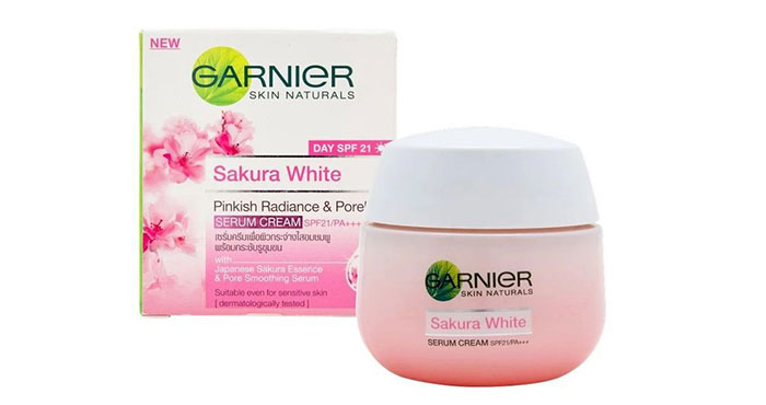 Kem Dưỡng Trắng Da Garnier Sakura White Thái Lan Dưỡng Da Mặt-1
