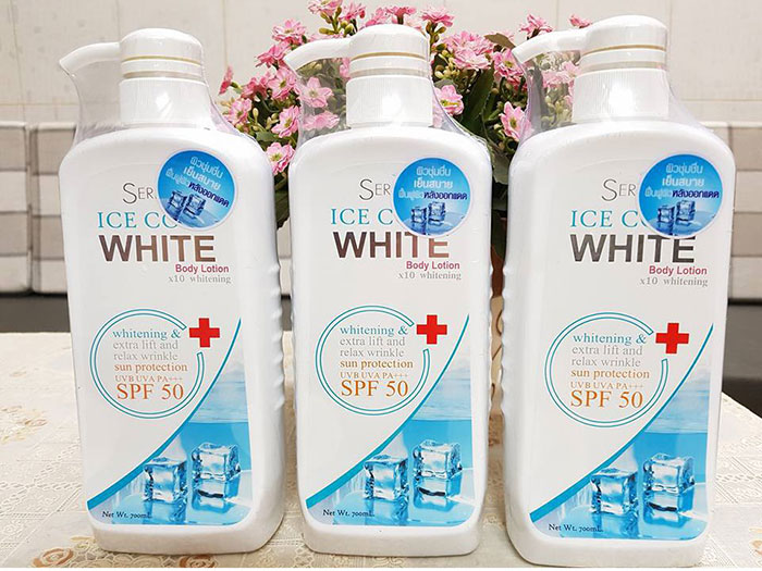Kem Dưỡng Trắng Da Ice Cool White Body Lotion Thái Lan 700ml Dưỡng Thể-1