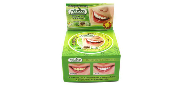 Kem Làm Trắng Răng Herbal Clove Toothpaste Thái Lan Chăm Sóc Da-1
