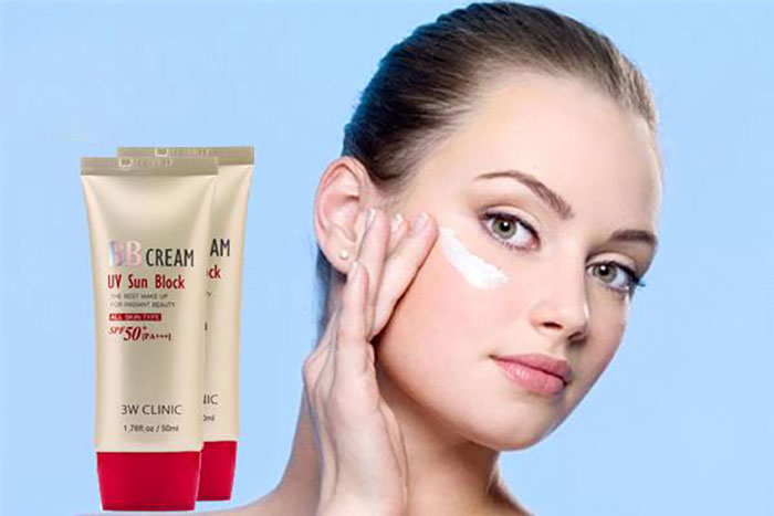 Kem Nền Chống Nắng BB Cream UV Sun SPF50 Plus PA Chính Hãng Trang Điểm Mặt-1