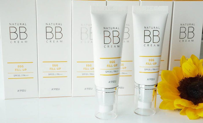 Kem Nền Natural BB Cream Egg Fill Up APIEU SPF35 PA Trang Điểm Mặt-1