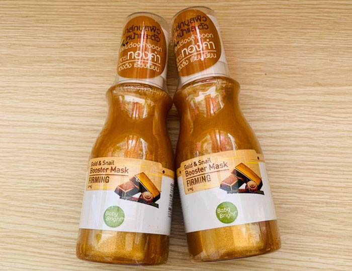 Mặt Nạ Vàng Dưỡng Trắng Da Ốc Sên 24K Thái Lan Mặt Nạ-1