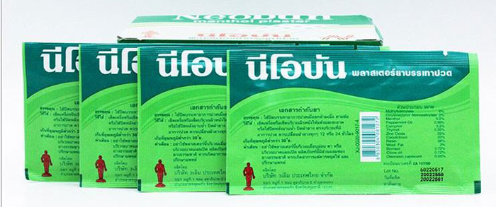 Miếng Dán Giảm Đau Neobun Menthol Plaster Chăm Sóc Da-1