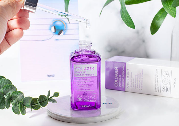 Serum Tinh Chất Collagen Derma Lift Solution Ampoule Dr Cellio 50ml Dưỡng Da Mặt-1