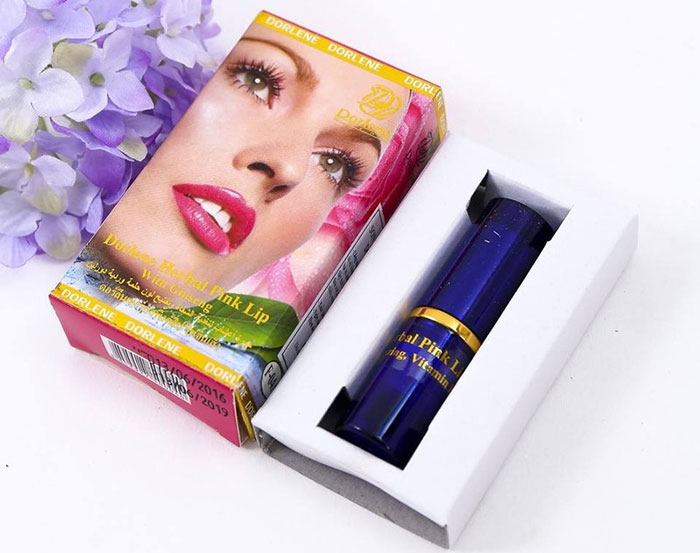 Son Dưỡng Dorlene Herbal Pink Lip Thái Lan Trang Điểm Môi-1