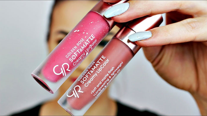 Son Kem Lì Golden Rose Soft And Matte Trang Điểm Môi-1