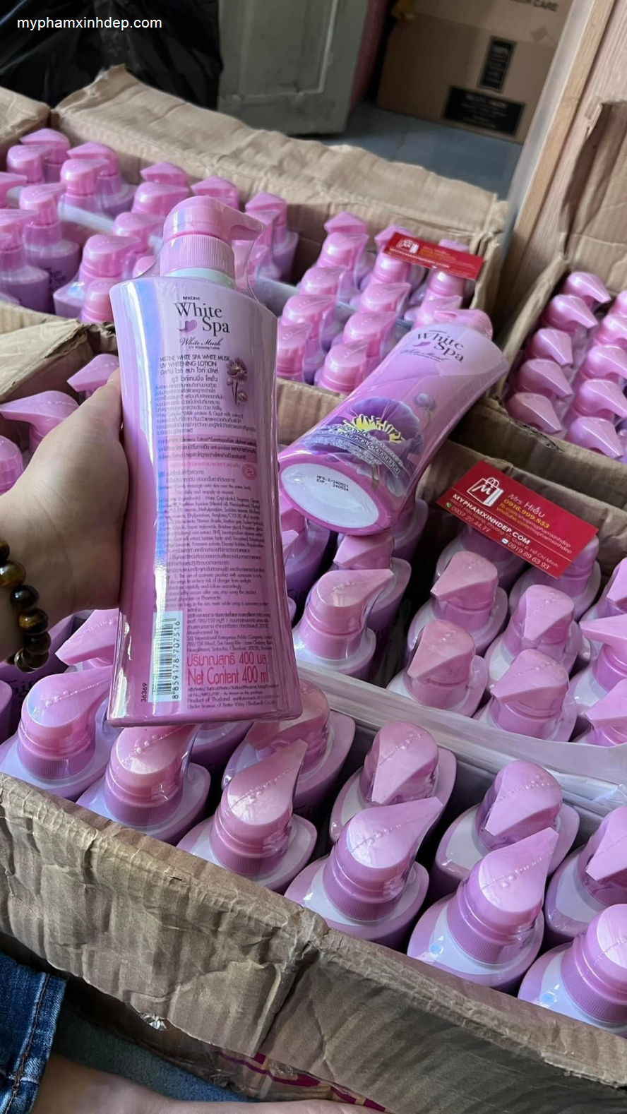 Sữa Dưỡng Thể White Spa Mistine 400ml Thái Lan Dưỡng Thể-1