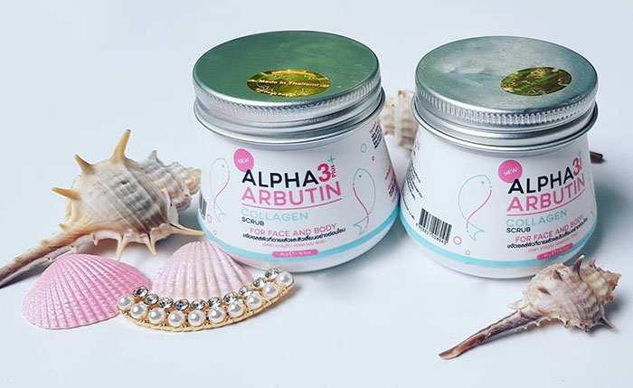 Tẩy Tế Bào Chết Mặt Và Body Alpha Arbutin Scrub 3 Plus Thái Lan Chính Hãng Tẩy Tế Bào Chết-1