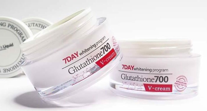 Kem Trắng Da 7Day Whitening Program Glutathione 700 V-Cream Dưỡng Da Mặt-1