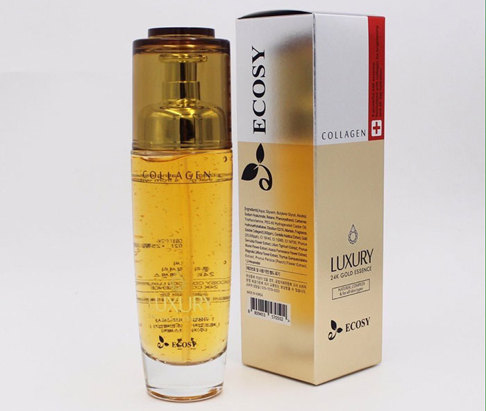 Tinh Chất Chống Lão Hóa Da Ecosy Collagen Luxury 24K Gold Dưỡng Da Mặt-1