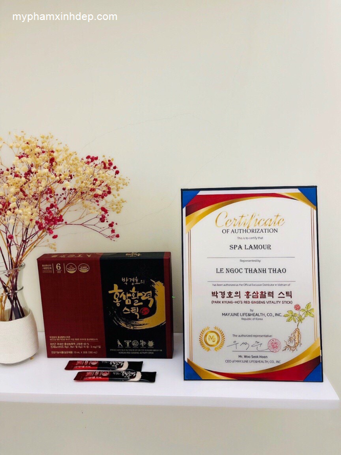 Hồng Sâm 6 Năm Tuổi Park Kyung Ho Hàn Quốc Sức Khỏe-1