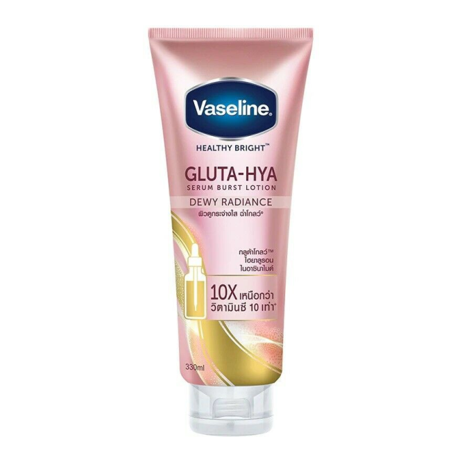 Dưỡng Thể Trắng Da Vaseline Healthy Bright Gluta-Hya Serum Burst Thái Lan