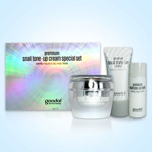 Set Dưỡng Trắng Da Chiết Xuất Ốc Sên Goodal Premium Snail Tone Up Cream Special