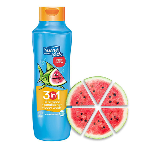 Sữa Tắm - Gội Và Xả Cho Trẻ Em Suave Kids 3 In 1 Nhập Khẩu Từ Mỹ(Hương Trái Cây)